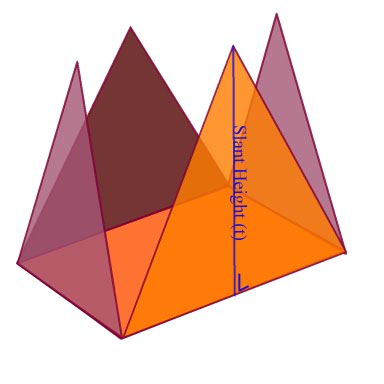 area of triangle. Area of triangle  (t x