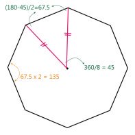 New What Is The Exterior Angle Of A Octagon 
